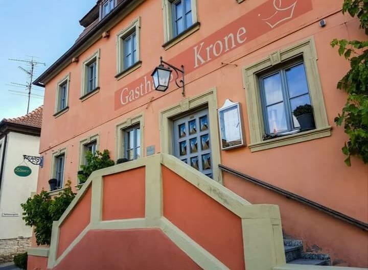Gasthaus Krone Wiesentheid Bagian luar foto